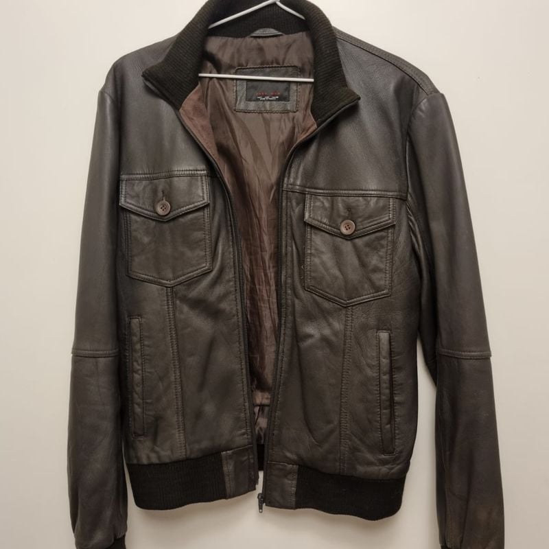 Jaqueta Bomber Zara Jaqueta Couro Zara Masculina Jaqueta De Couro