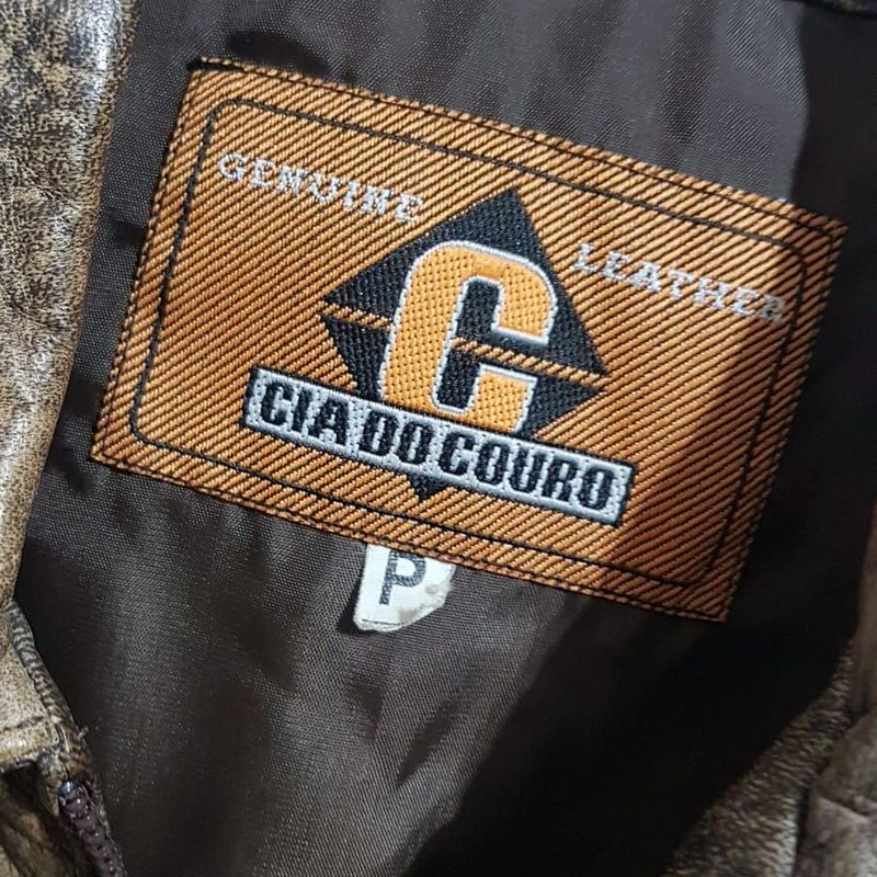 Jaqueta de Couro Masculina Cia Do Couro Usado 90277085 enjoei