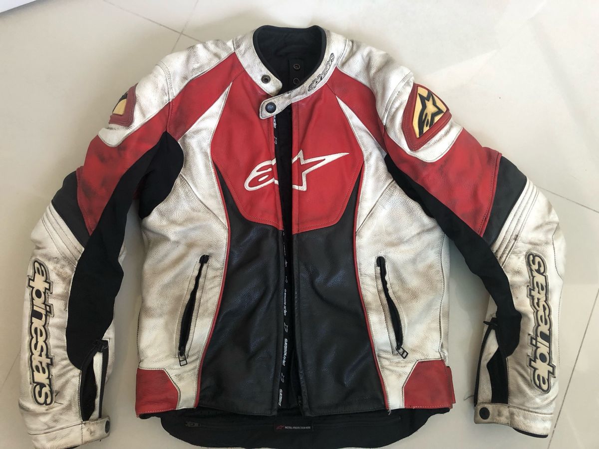 jaqueta motoqueiro usada