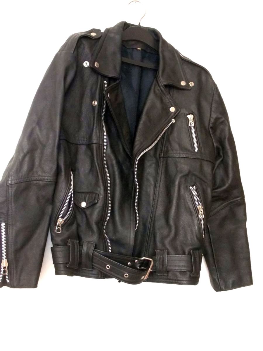 jaqueta de couro masculina motoqueiro harley