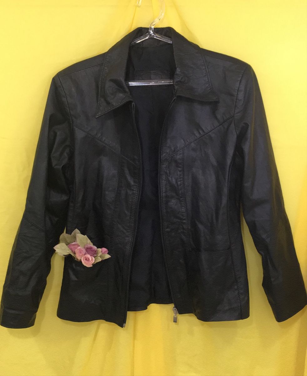 jaqueta nobuck feminina