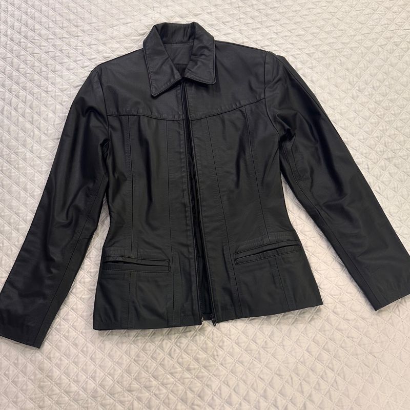 Jaqueta de Couro Original Preta Búfalo Couros Búfalo Couros