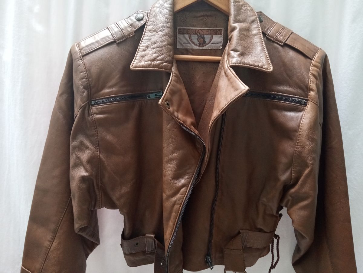 jaqueta de couro siberian