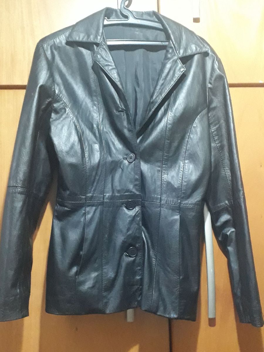 jaqueta de couro feminina julian marcuir