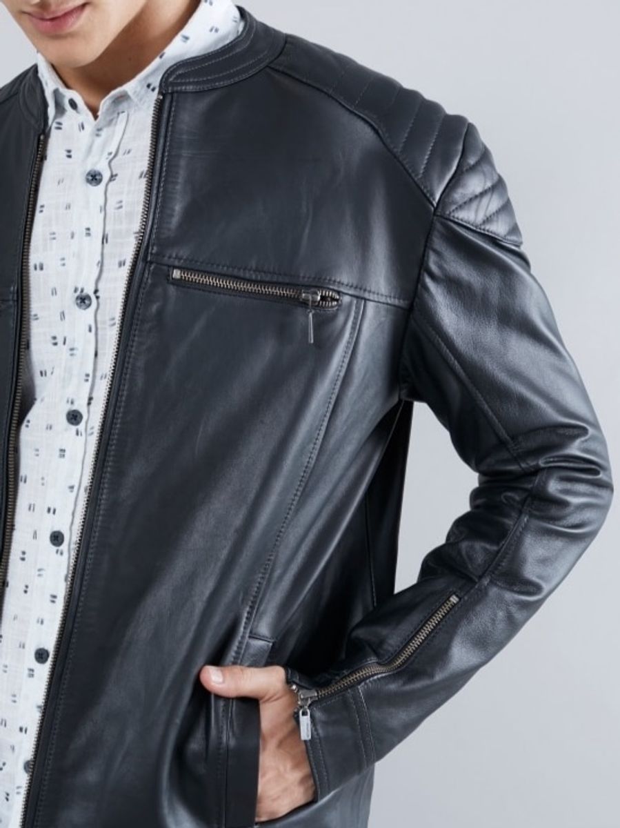 jaqueta reserva couro