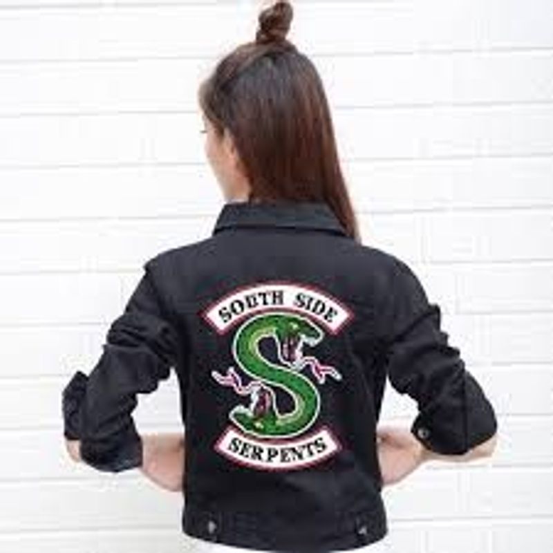 Jaqueta serpentes riverdale store feminina