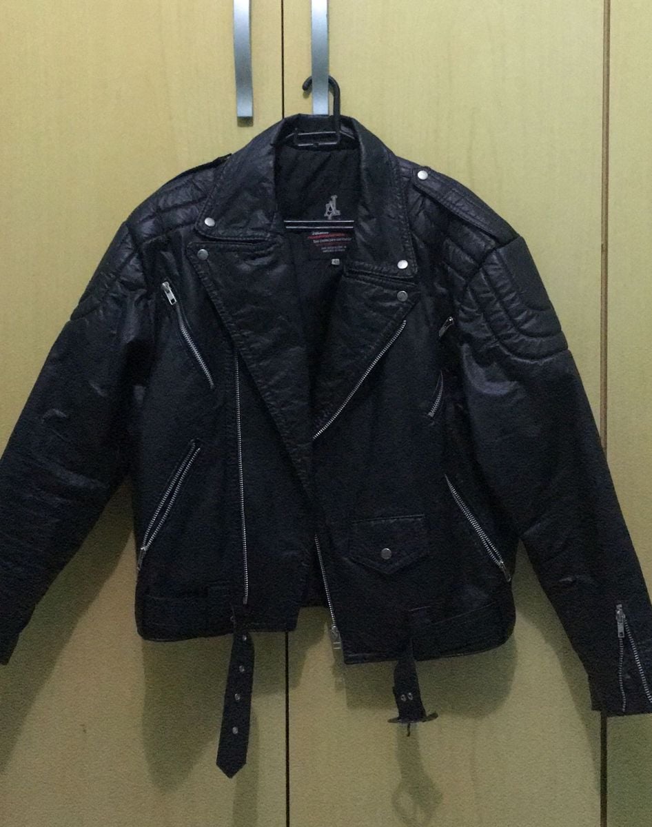 jaqueta de couro augustus