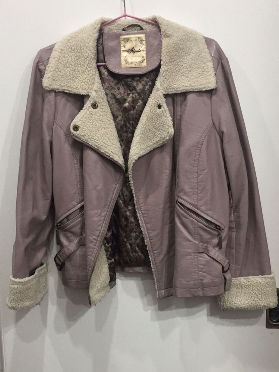 jaqueta de couro vegano