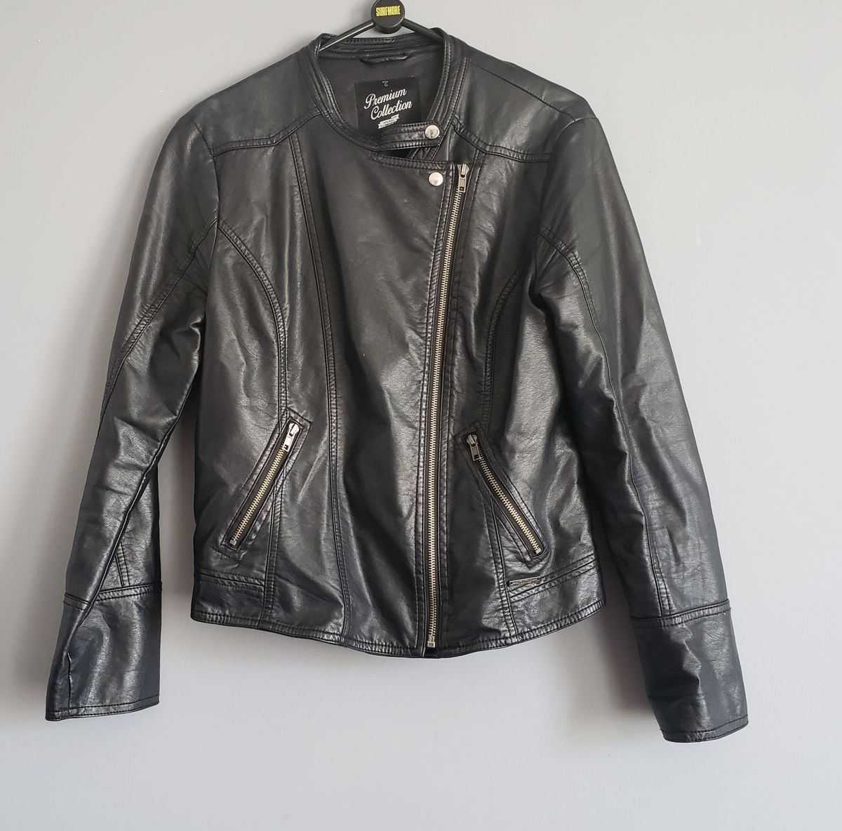 jaqueta de couro feminina youcom