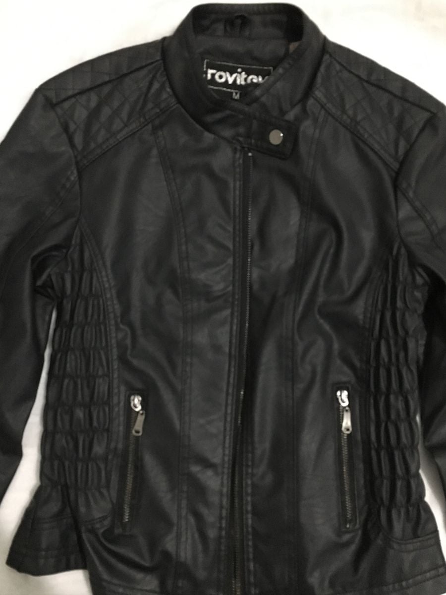 jaqueta rovitex couro