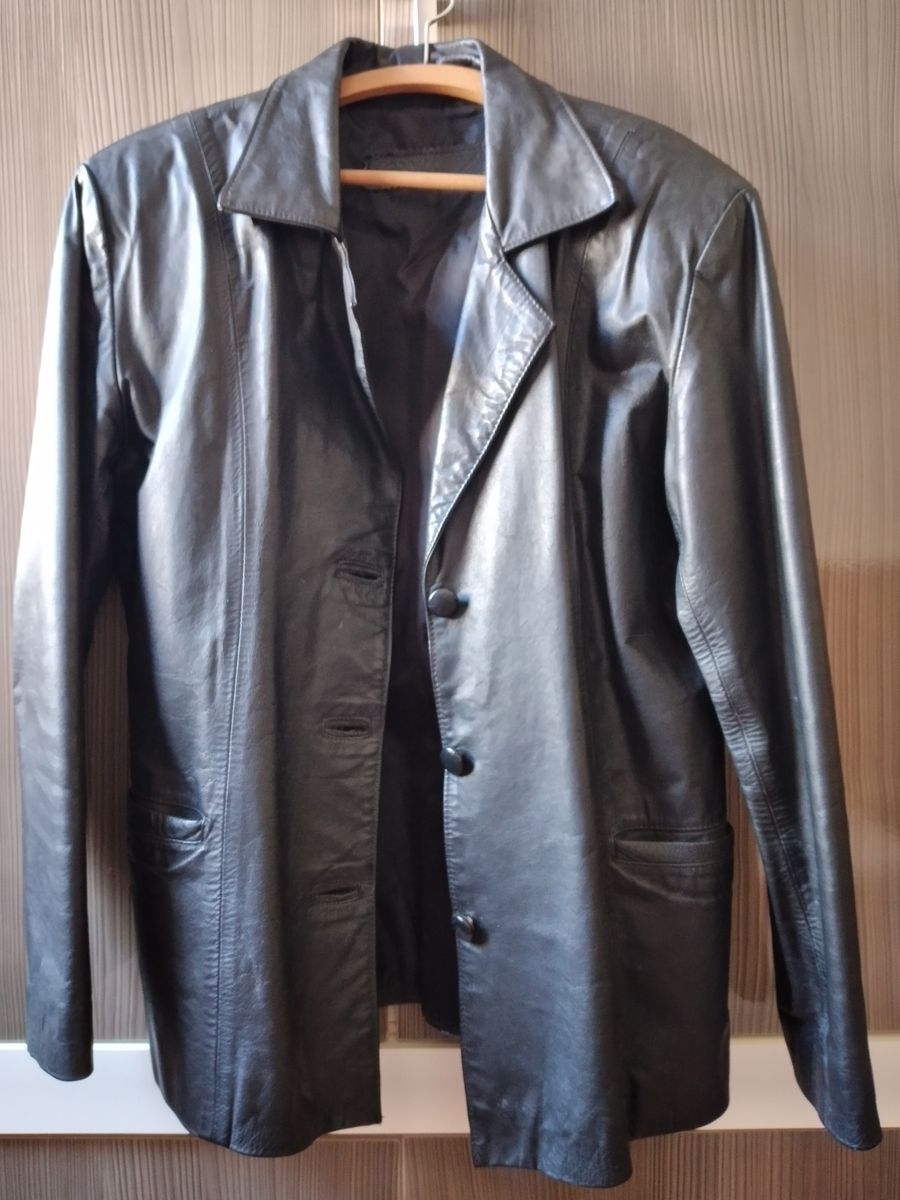 jaqueta de couro feminina enjoei