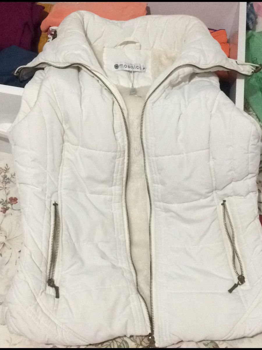 jaqueta feminina sem manga