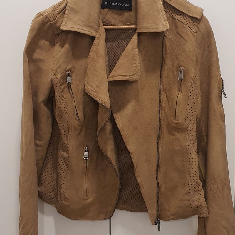 Jaqueta de Nobuck Ellus Casaco Feminino Ellus Usado 73259093