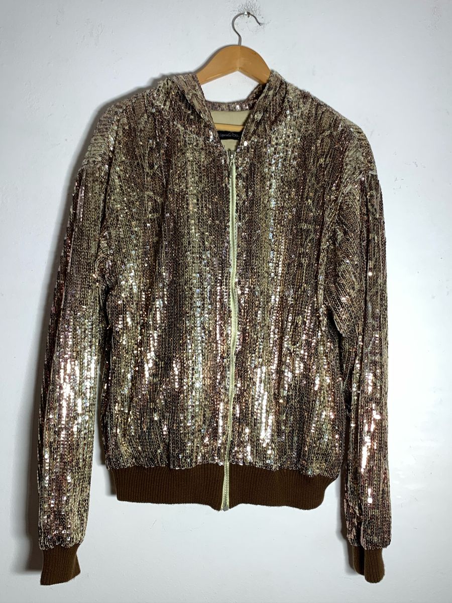 jaqueta masculina paete