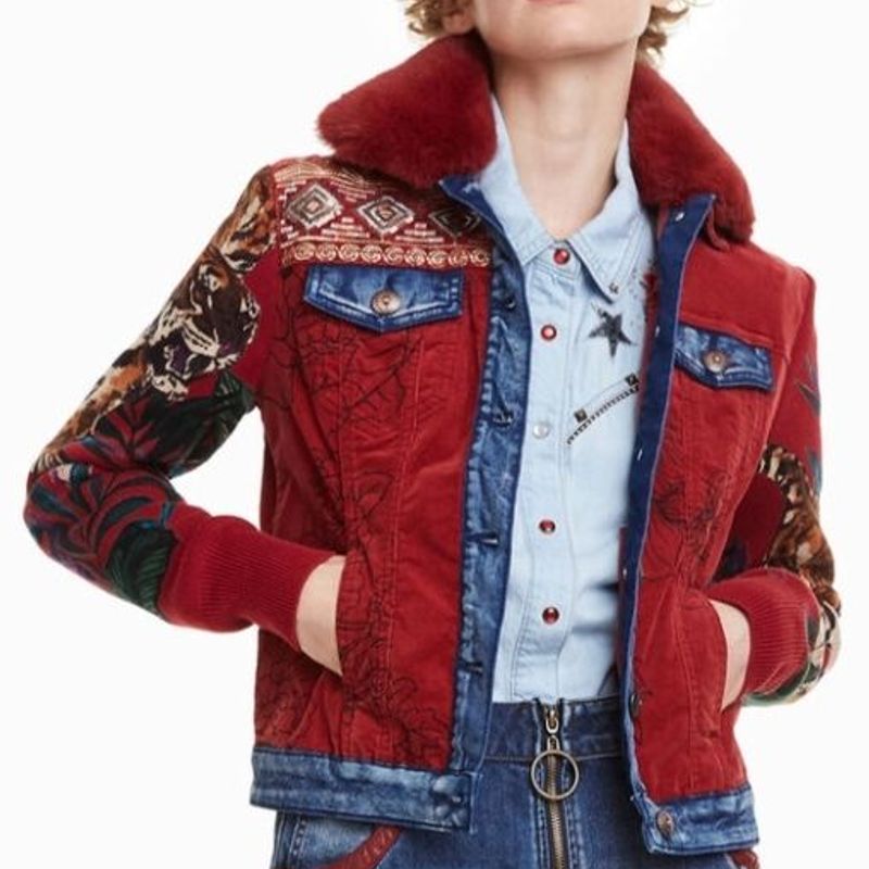 Jaqueta Desigual Yuma Jacket Tam 36 38 Casaco Feminino Desigual Usado 86926862 enjoei