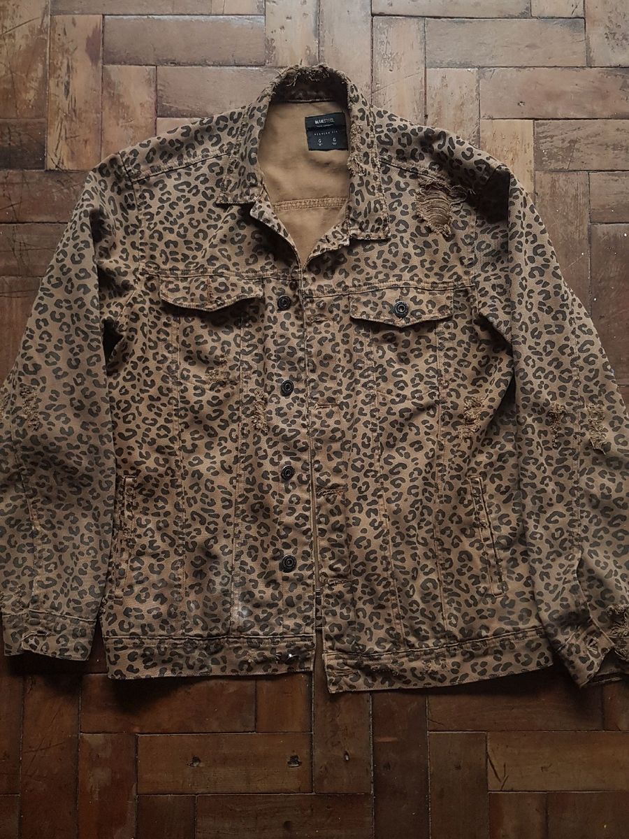 jaqueta animal print renner