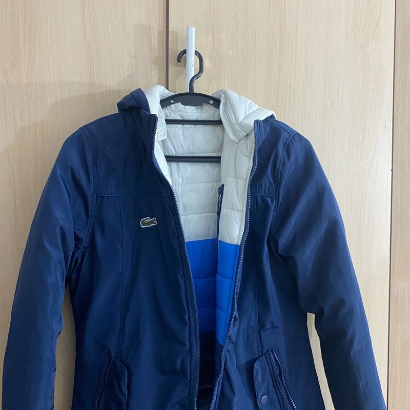 Jaqueta Dupla Face Lacoste Usado 110736376 enjoei
