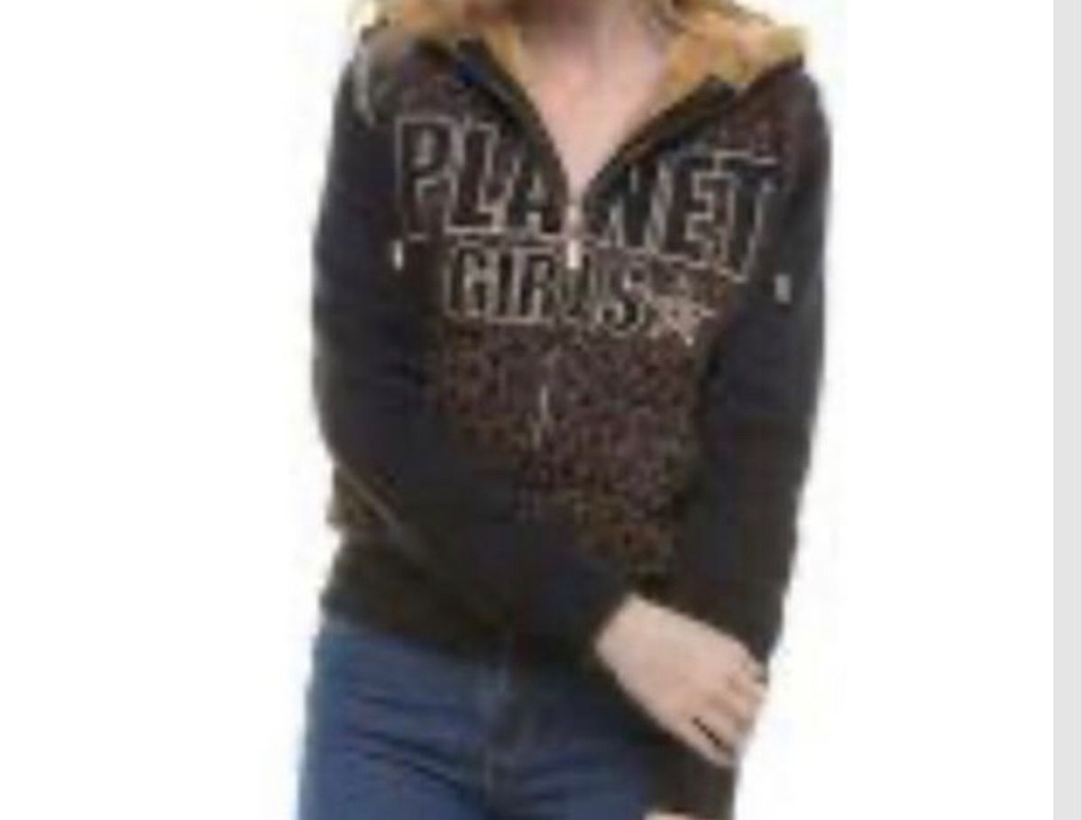 jaqueta dupla face feminina planet girl