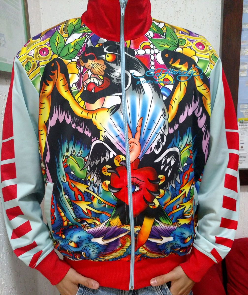 moletom christian audigier masculino