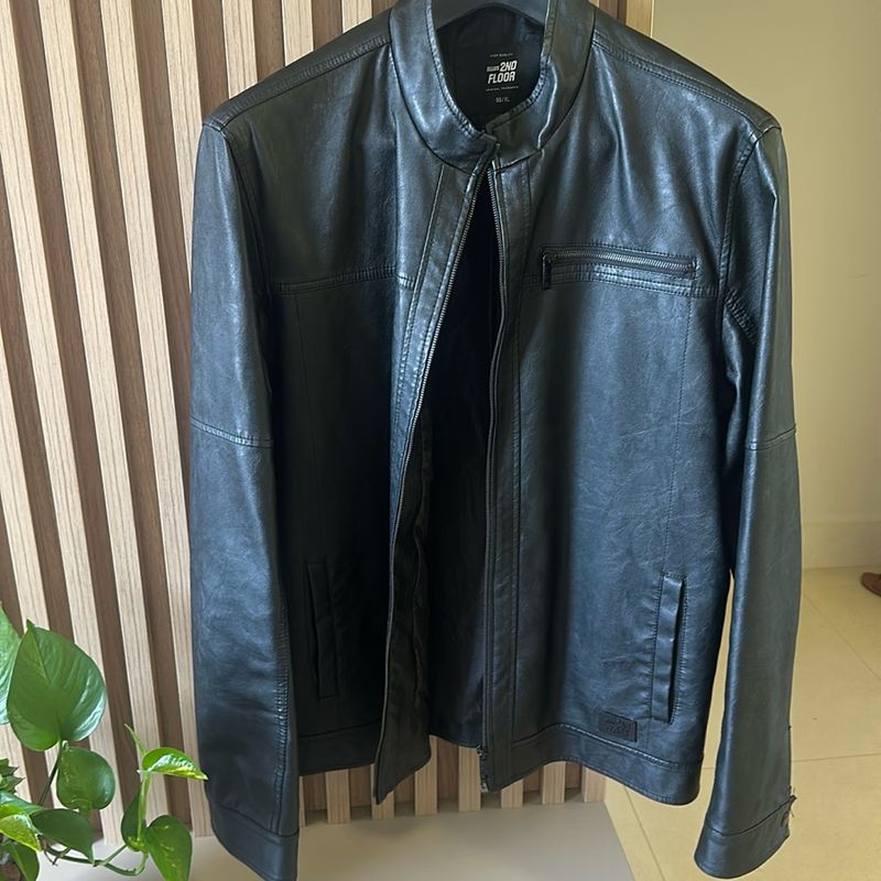 Jaqueta Ellus Masculina Couro Eco Ellus Usado 111716798 enjoei