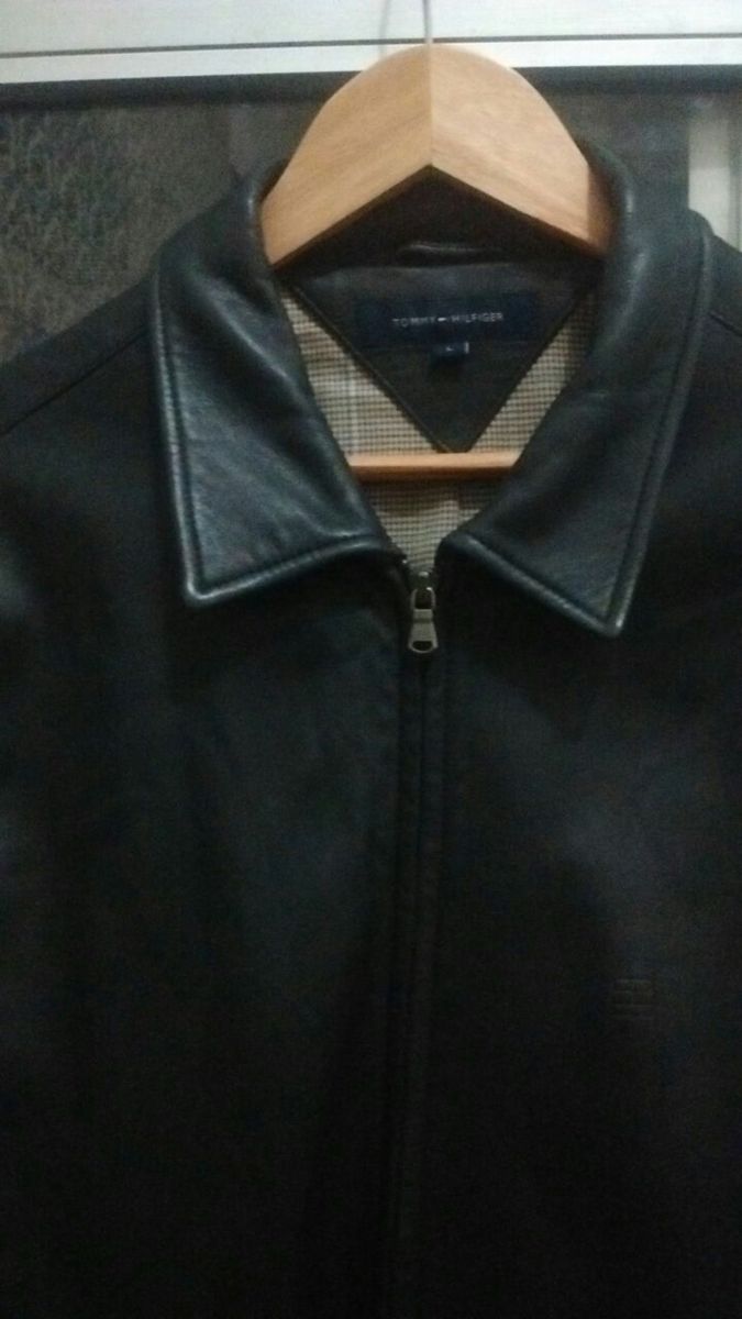 jaqueta de couro tommy
