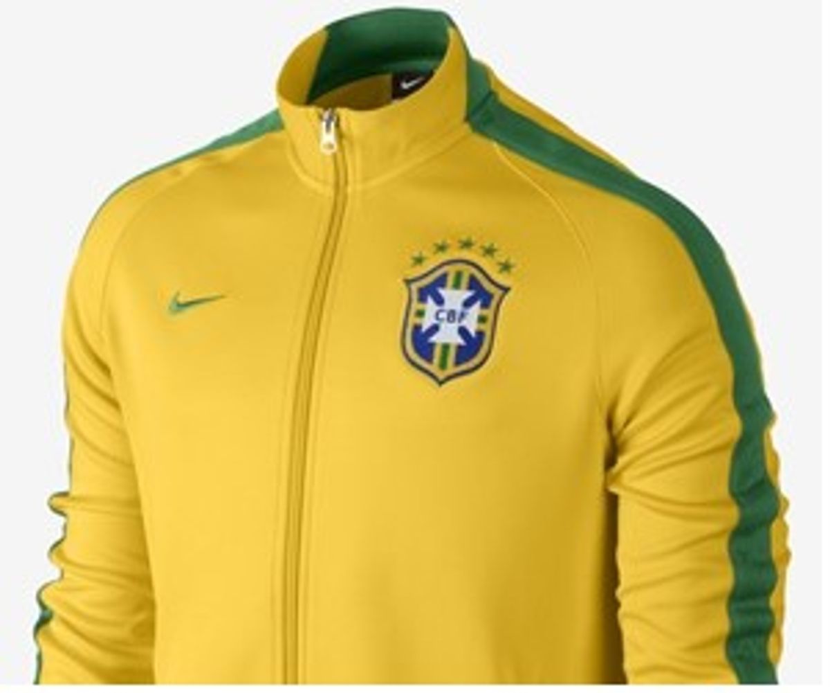 Jaqueta Esportiva Seleção Brasileira Brasil Copa 2022 | Casaco ...
