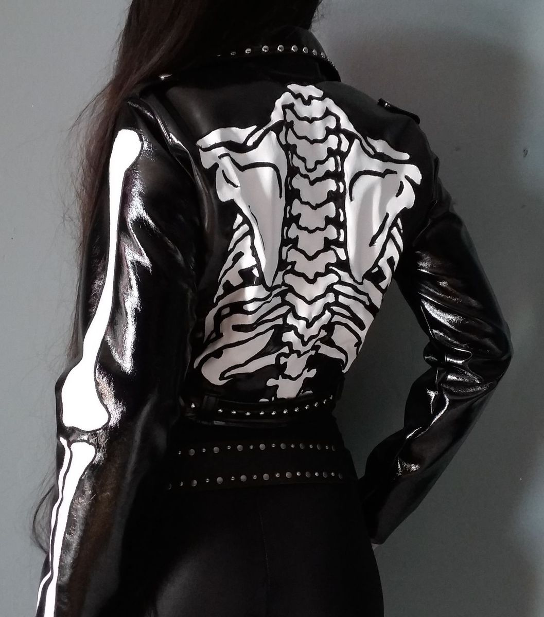 jaqueta vinil feminina