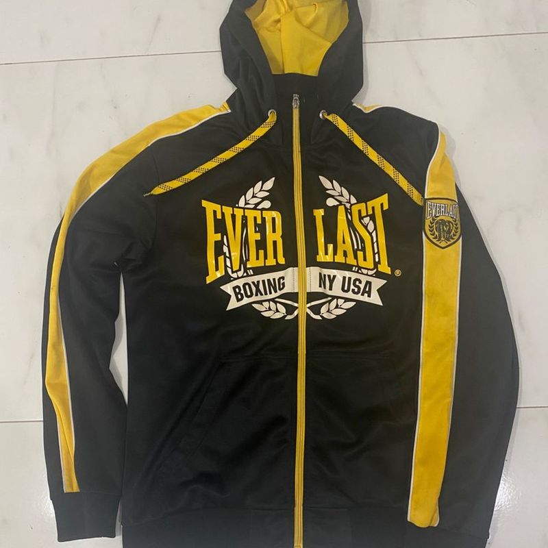 Jaqueta Everlast (adidas, Nike, Puma, Quiksilver, Boxe, Capuz, Rip Curl,  Hollister Casaco Masculino Everlast Usado 93250902 enjoei