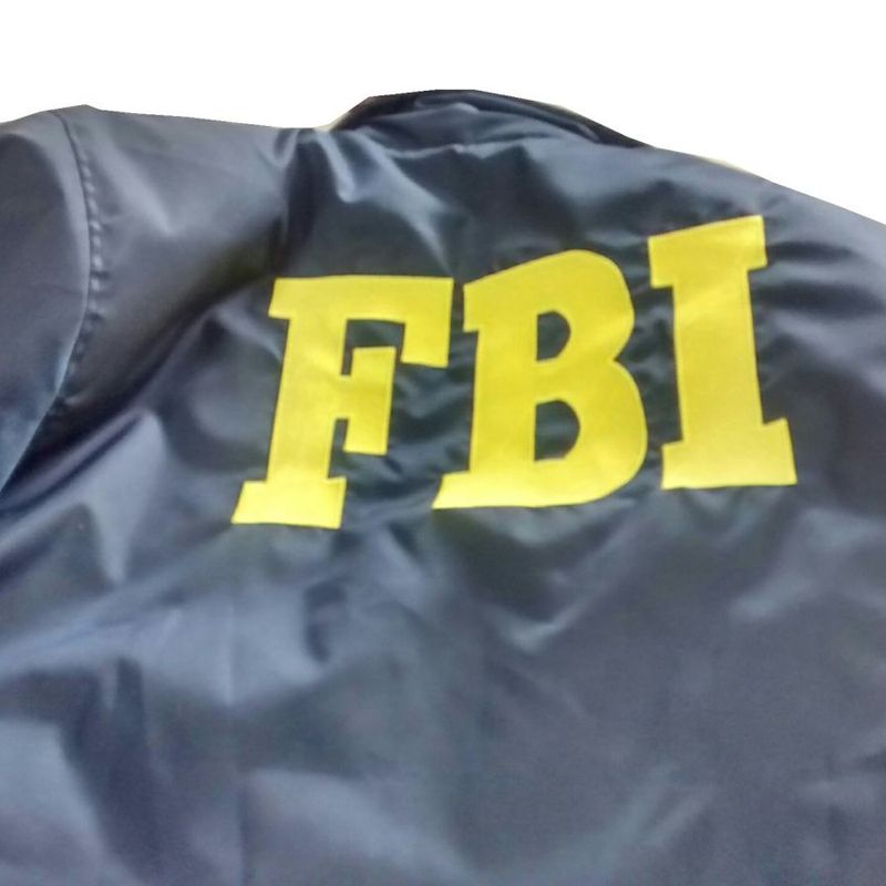 Jaqueta fbi hot sale