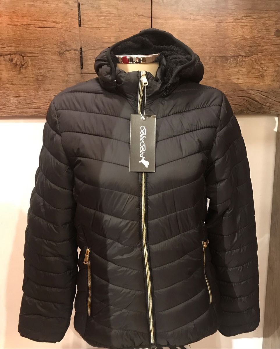 jaqueta nylon forrada feminina