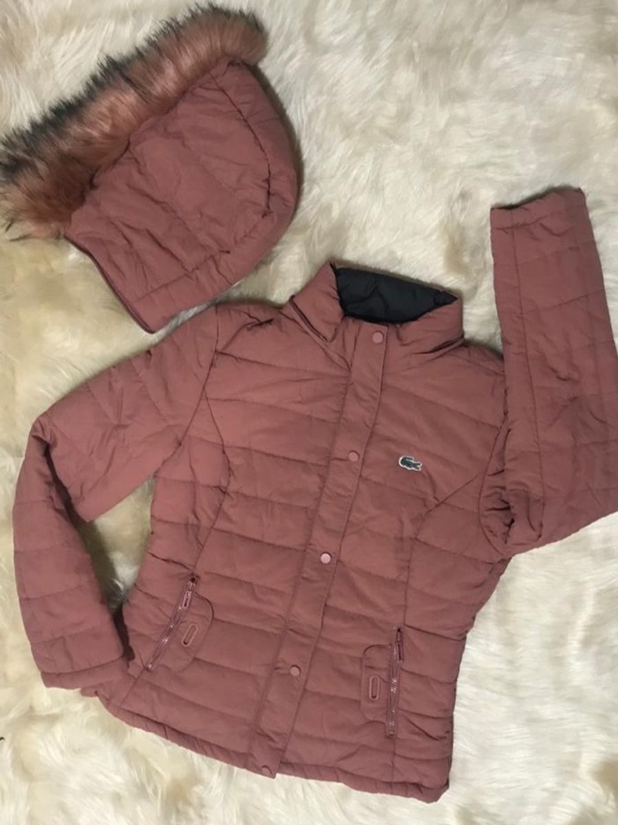 jaqueta lacoste dupla face