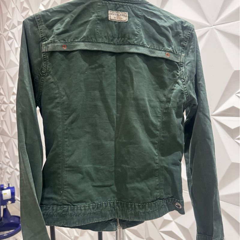 Jaqueta Feminina Verde Exército Everlast Casaco Feminino Everlast Usado  112497889 enjoei