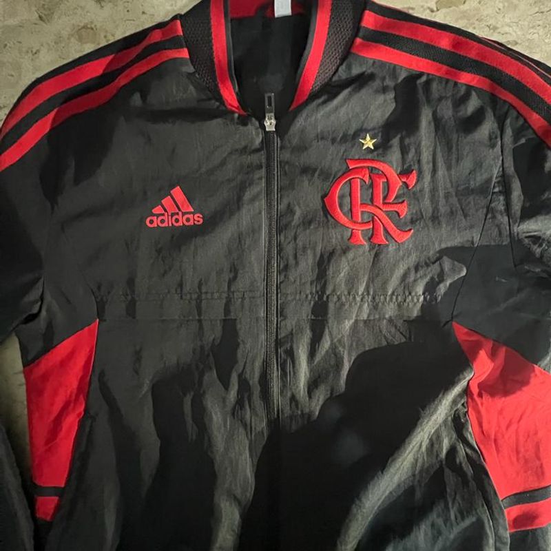 Jaqueta adidas 2024 hino flamengo