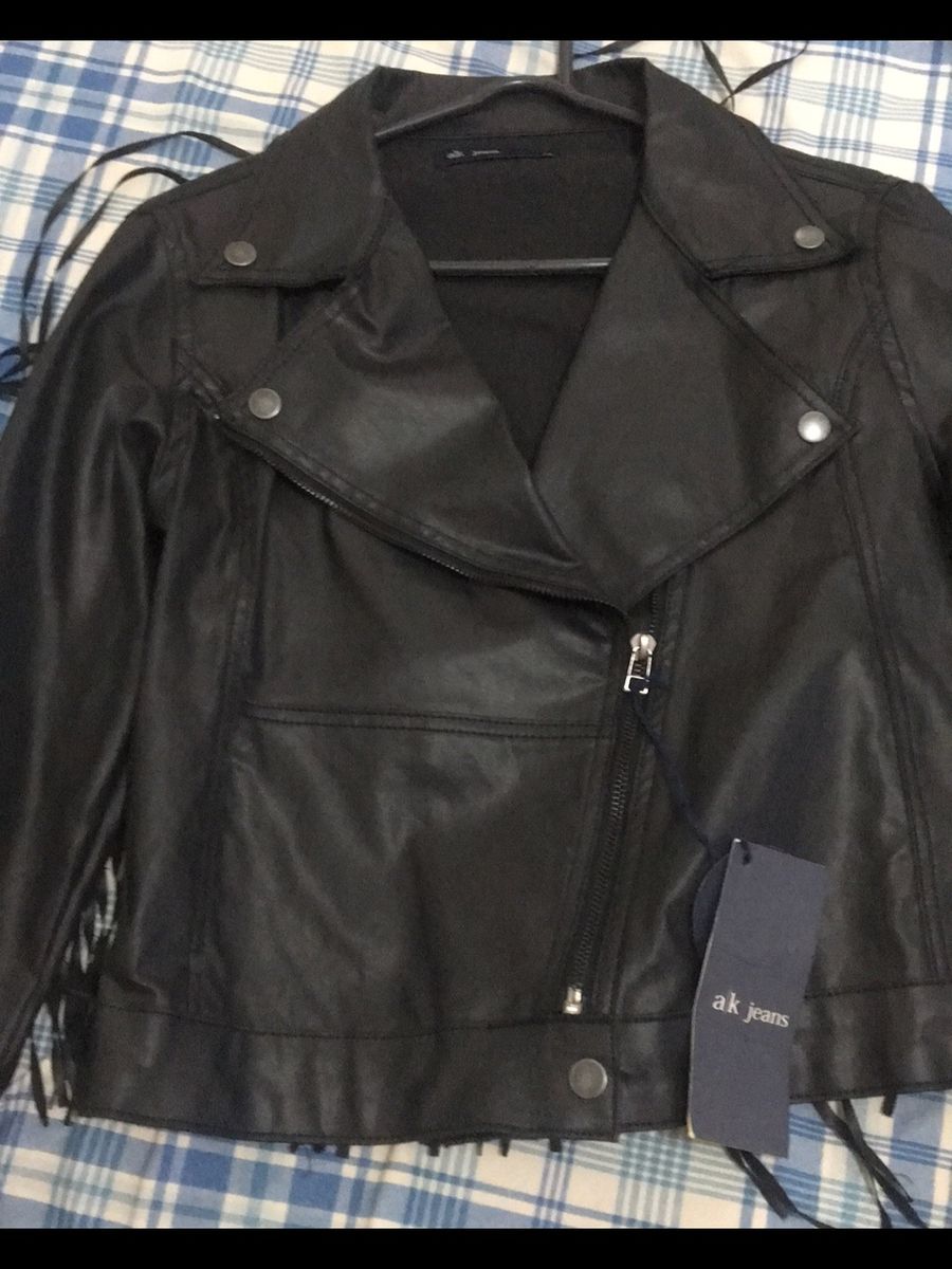 jaqueta couro feminina riachuelo