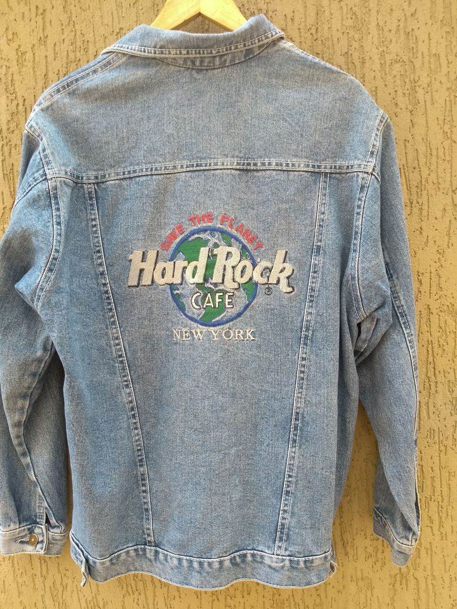 jaqueta hard rock café jeans