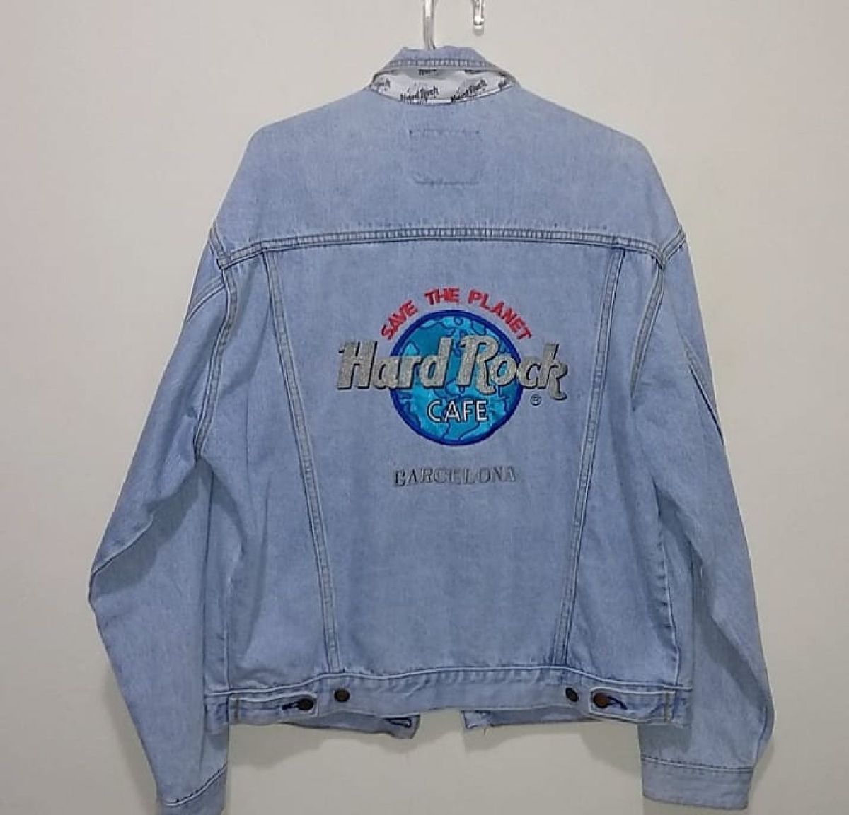 jaqueta jeans hard rock original