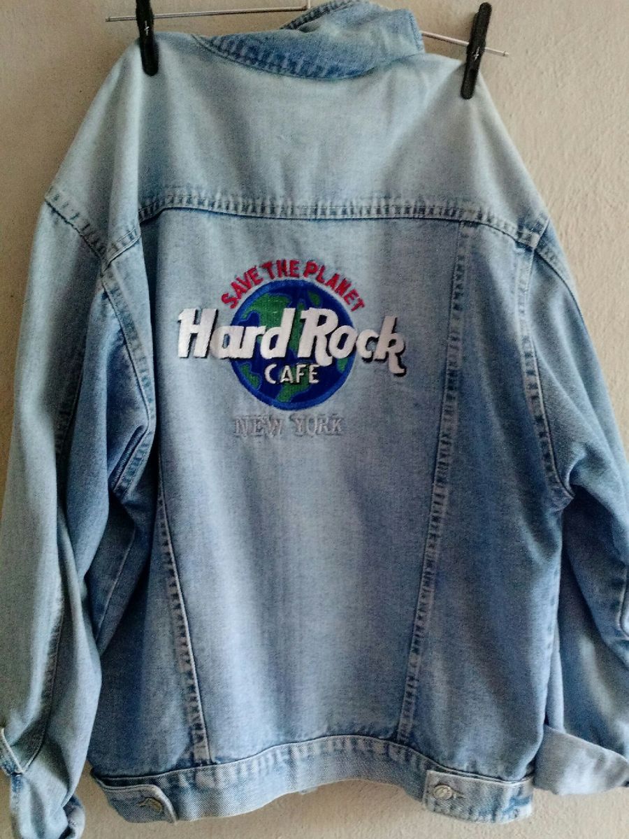 jaqueta hard rock café jeans