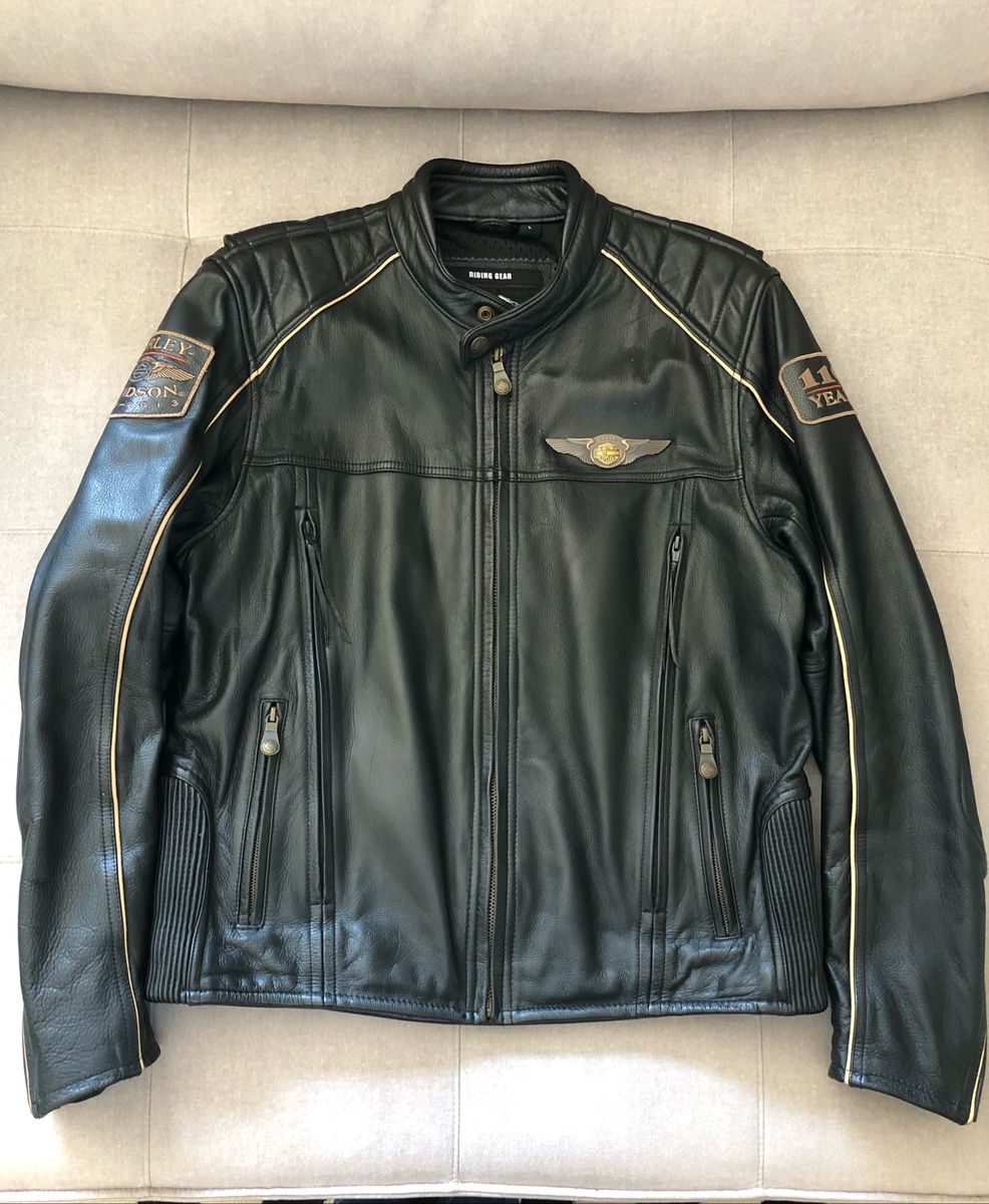 jaqueta harley davidson 110 anos