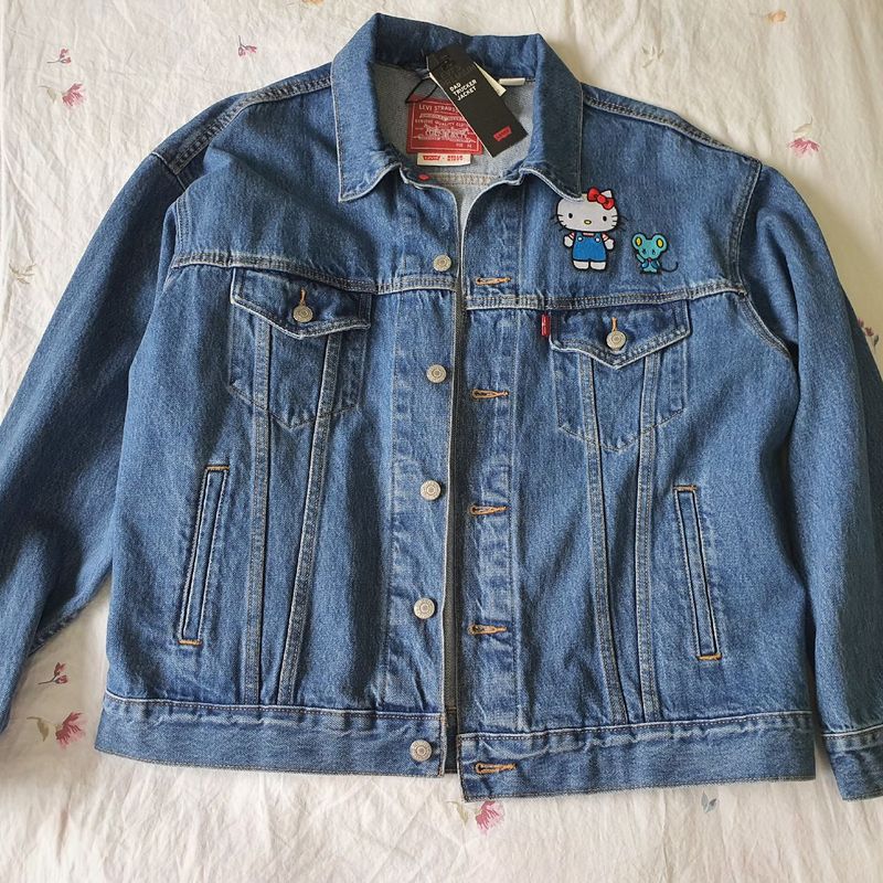Jaqueta Hello Kitty Levi'S Nova | Casaco Feminino Levi'S Nunca