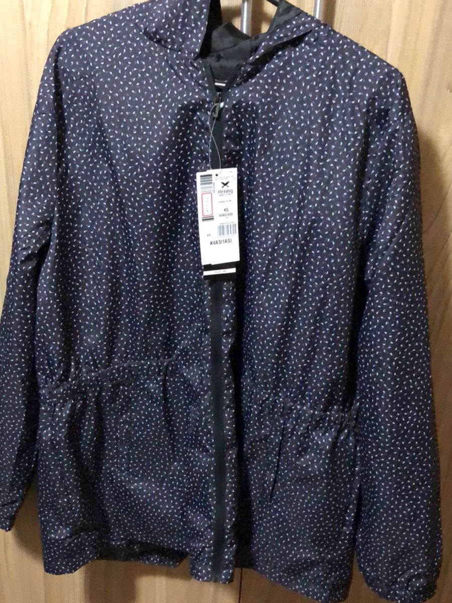 jaqueta tactel feminina hering