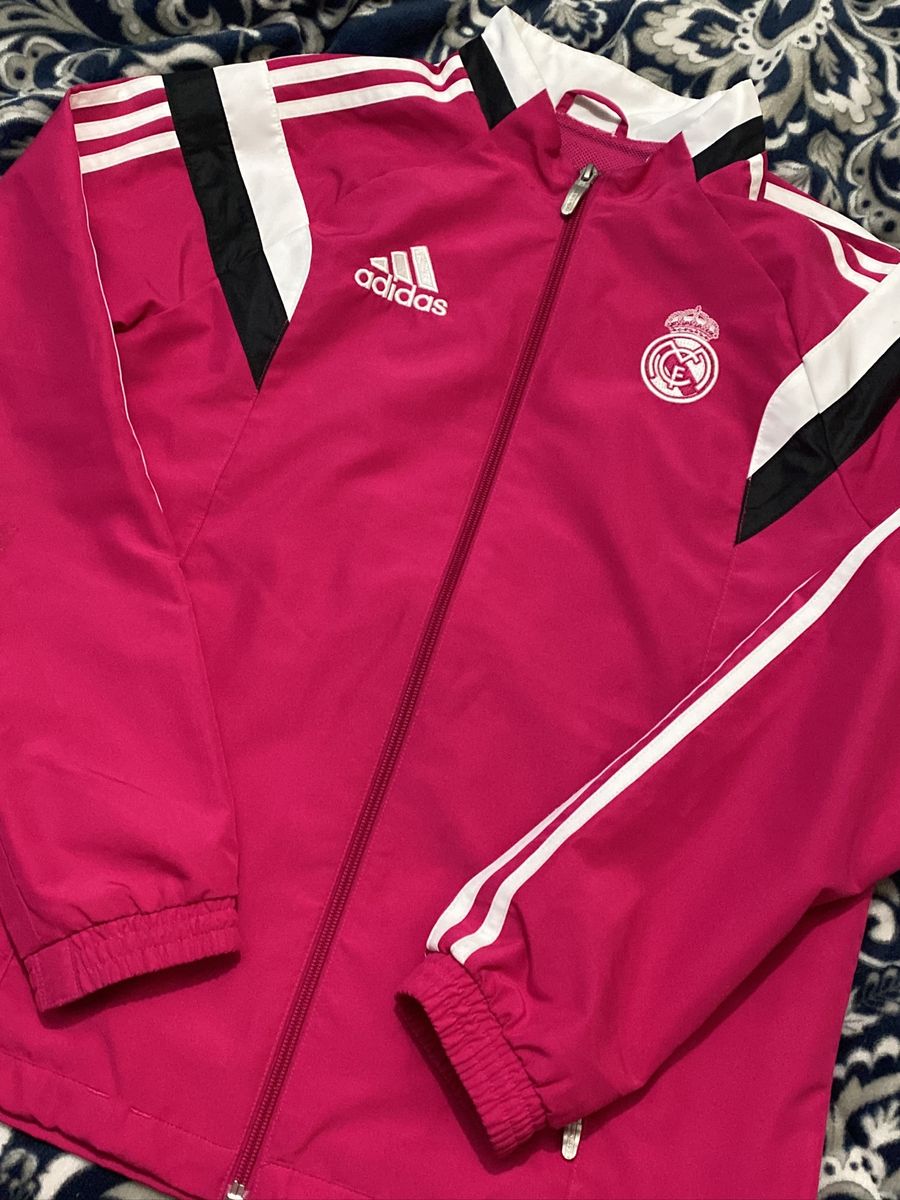 Jaqueta real madrid store rosa