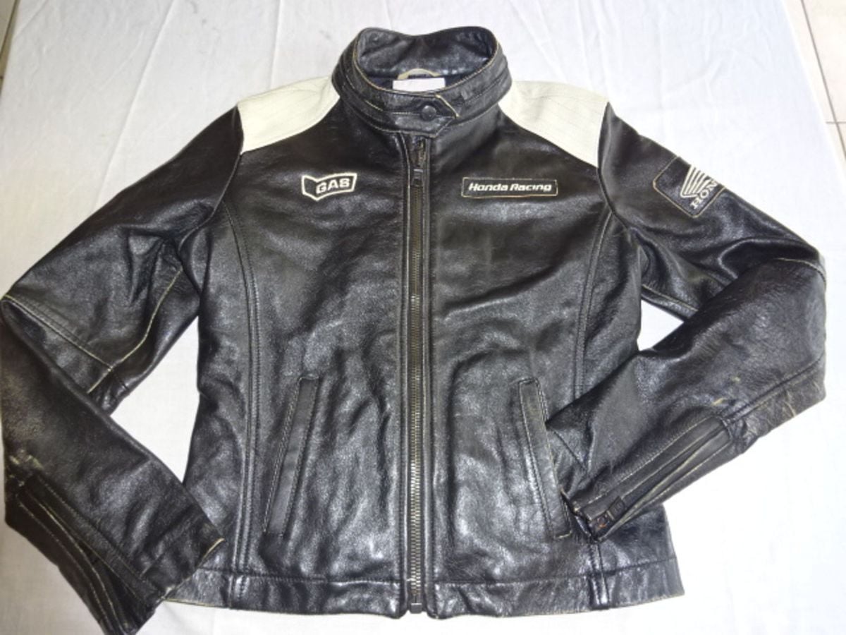 jaqueta couro honda