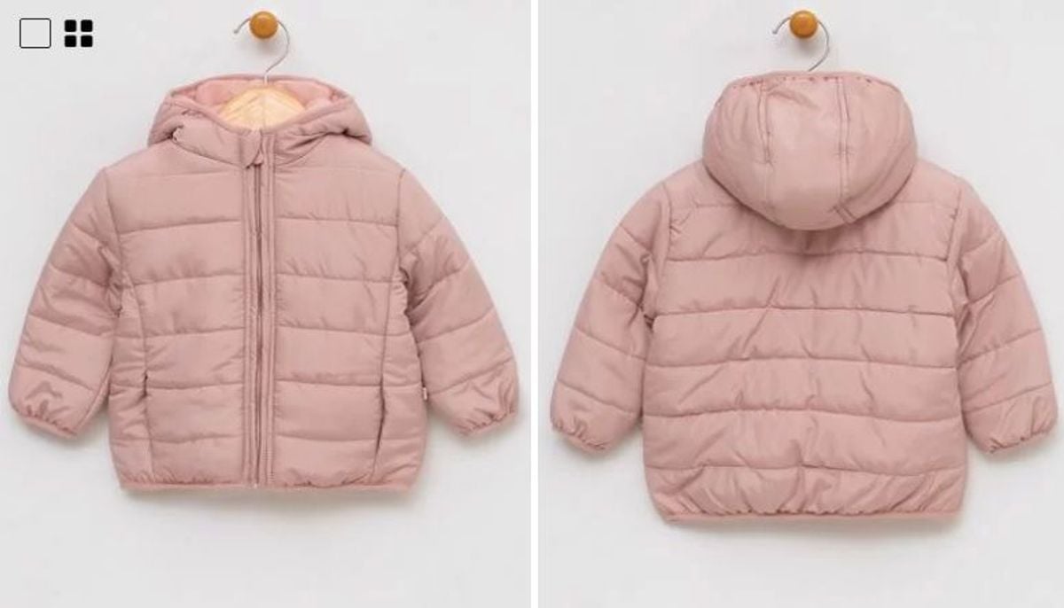 jaqueta de microfibra infantil