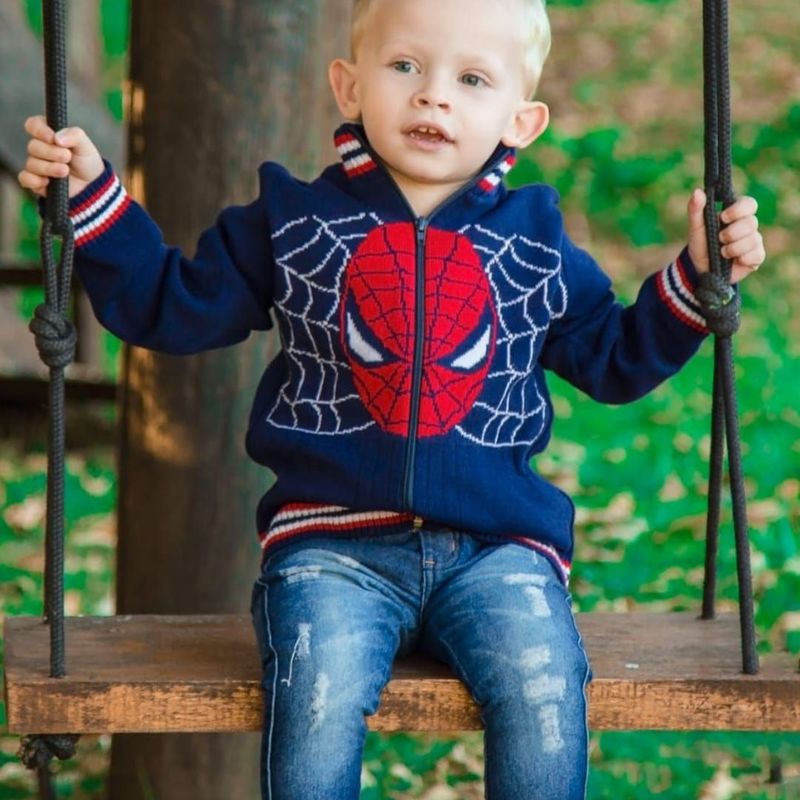 Jaqueta infantil hot sale homem aranha