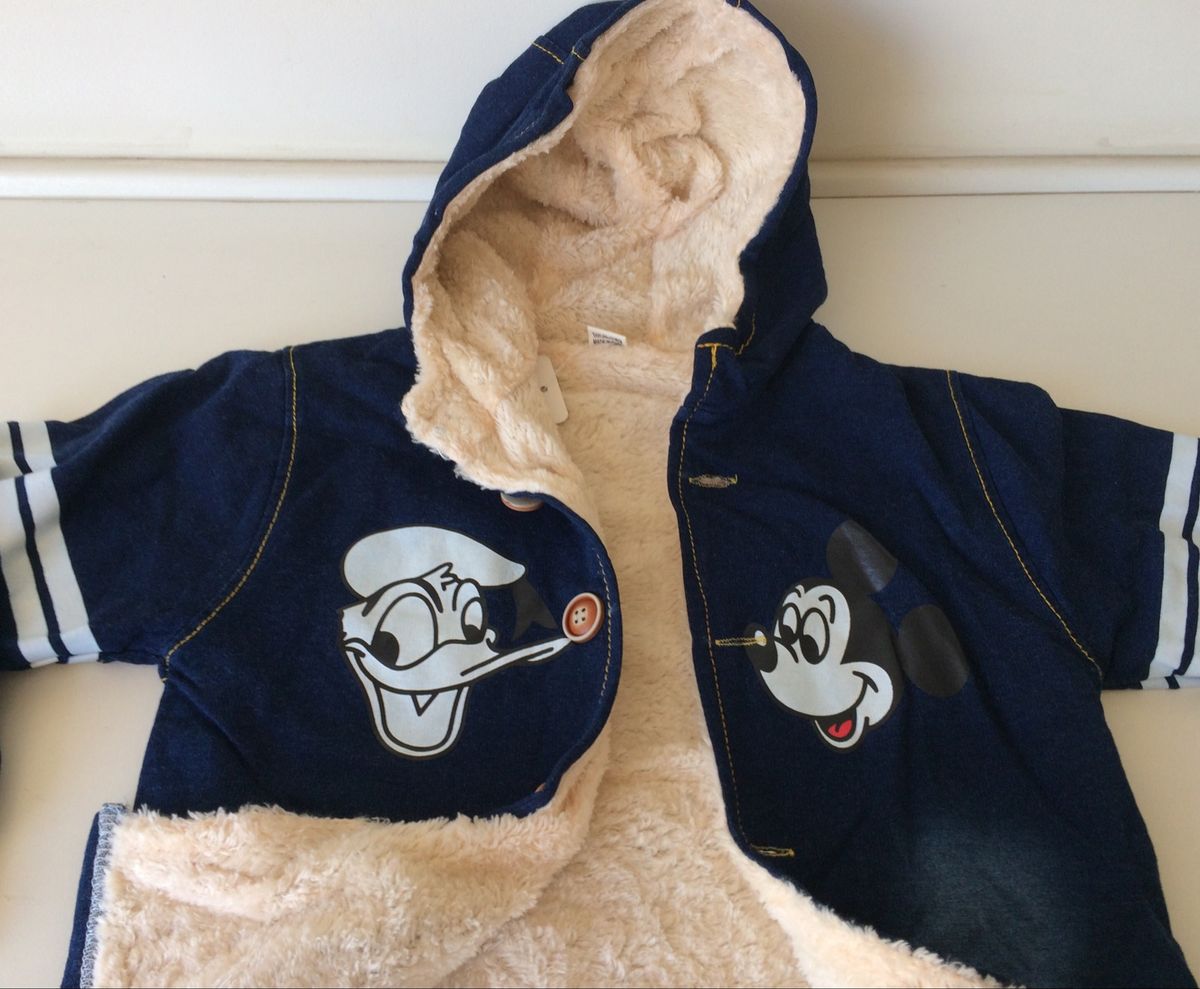 jaqueta mickey infantil
