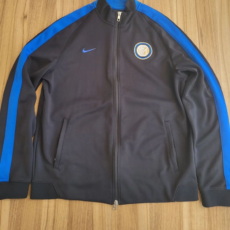 Jaqueta Inter de Milão Itália Masculina Hino N98 Blusa Camisa Original Nike  2015 2016 Camisa Masculina Nike Usado 89779720 enjoei
