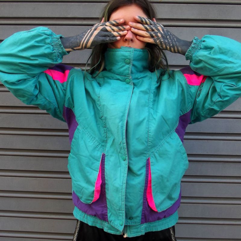 Jaqueta windbreaker vintage 2025
