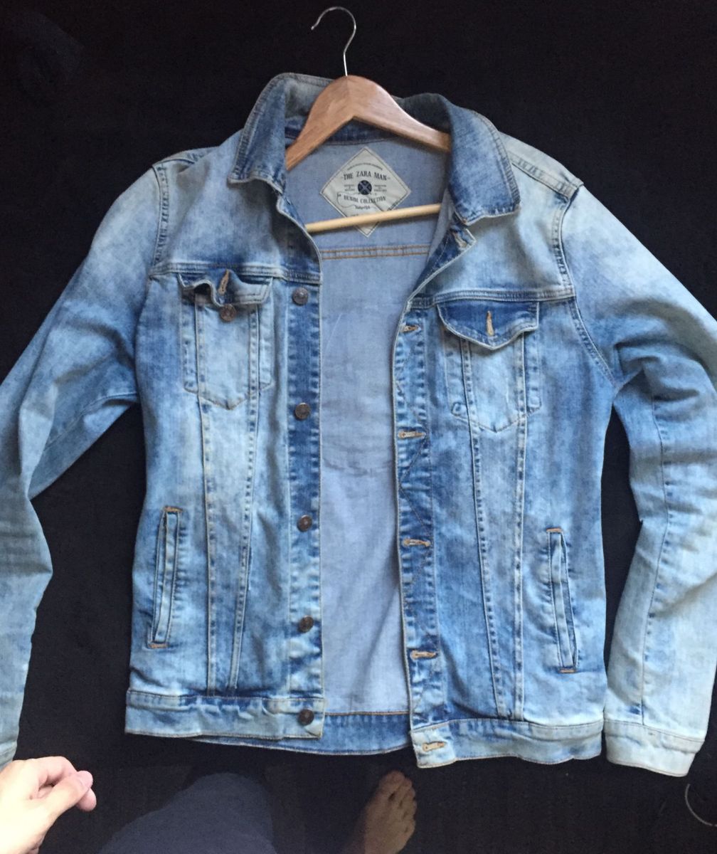 jaqueta jeans masculina enjoei