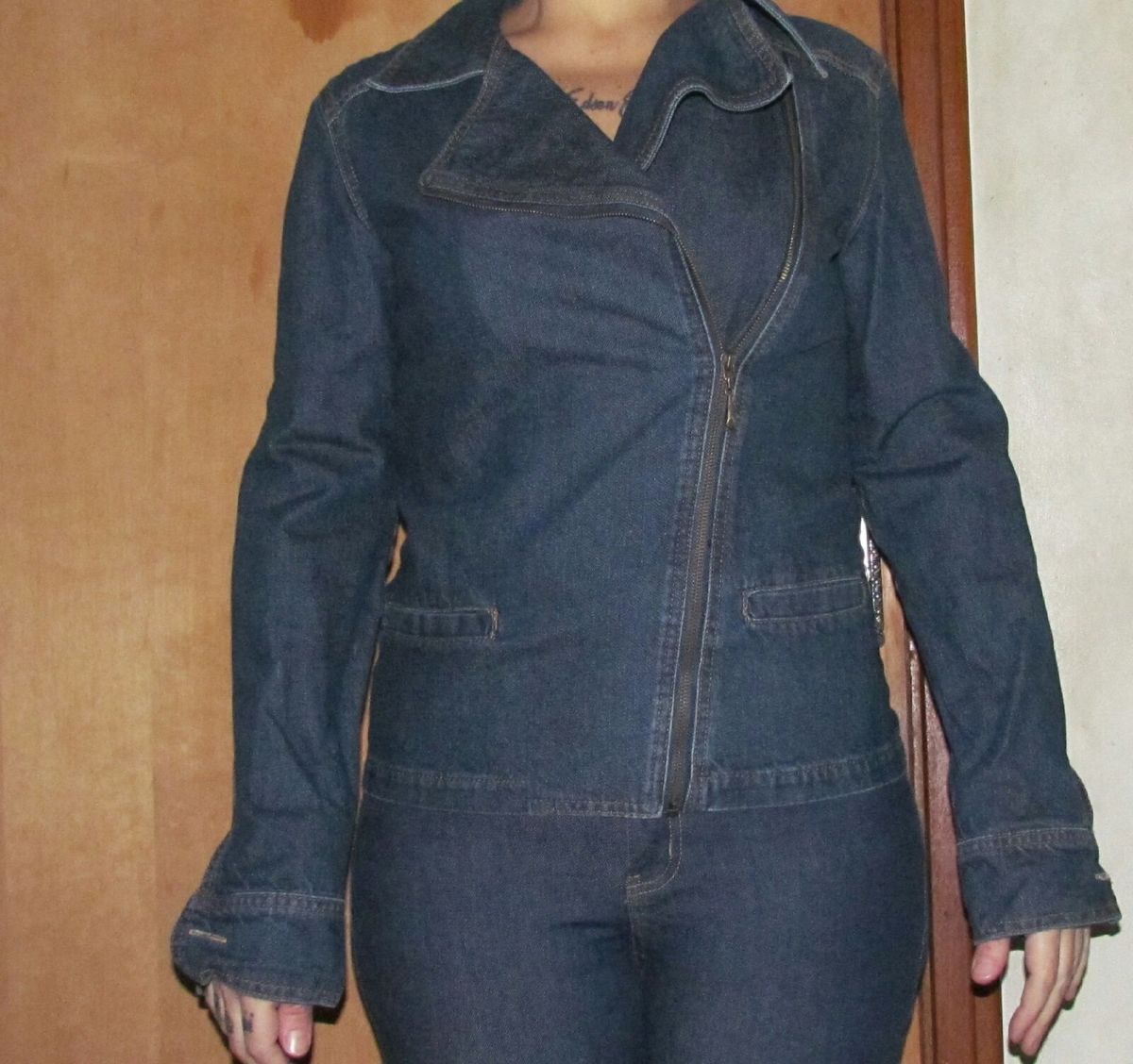 jaqueta jeans costas