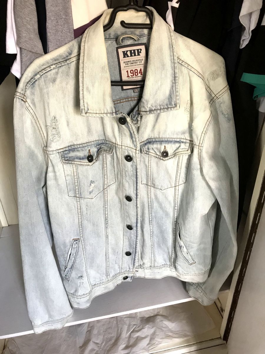 jaqueta jeans khelf